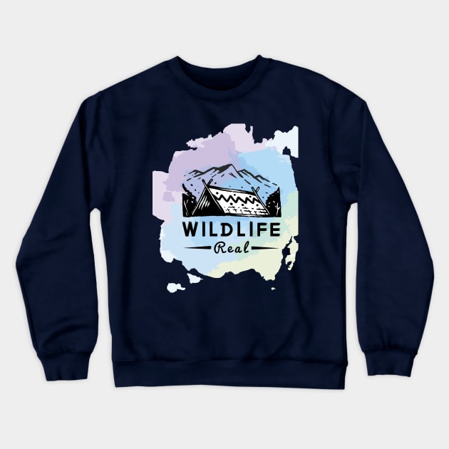 Wild Life Crewneck Sweatshirt by YellowQueen